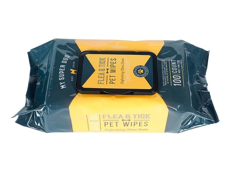 Lemmikkieläinten kosteuspyyhkeet